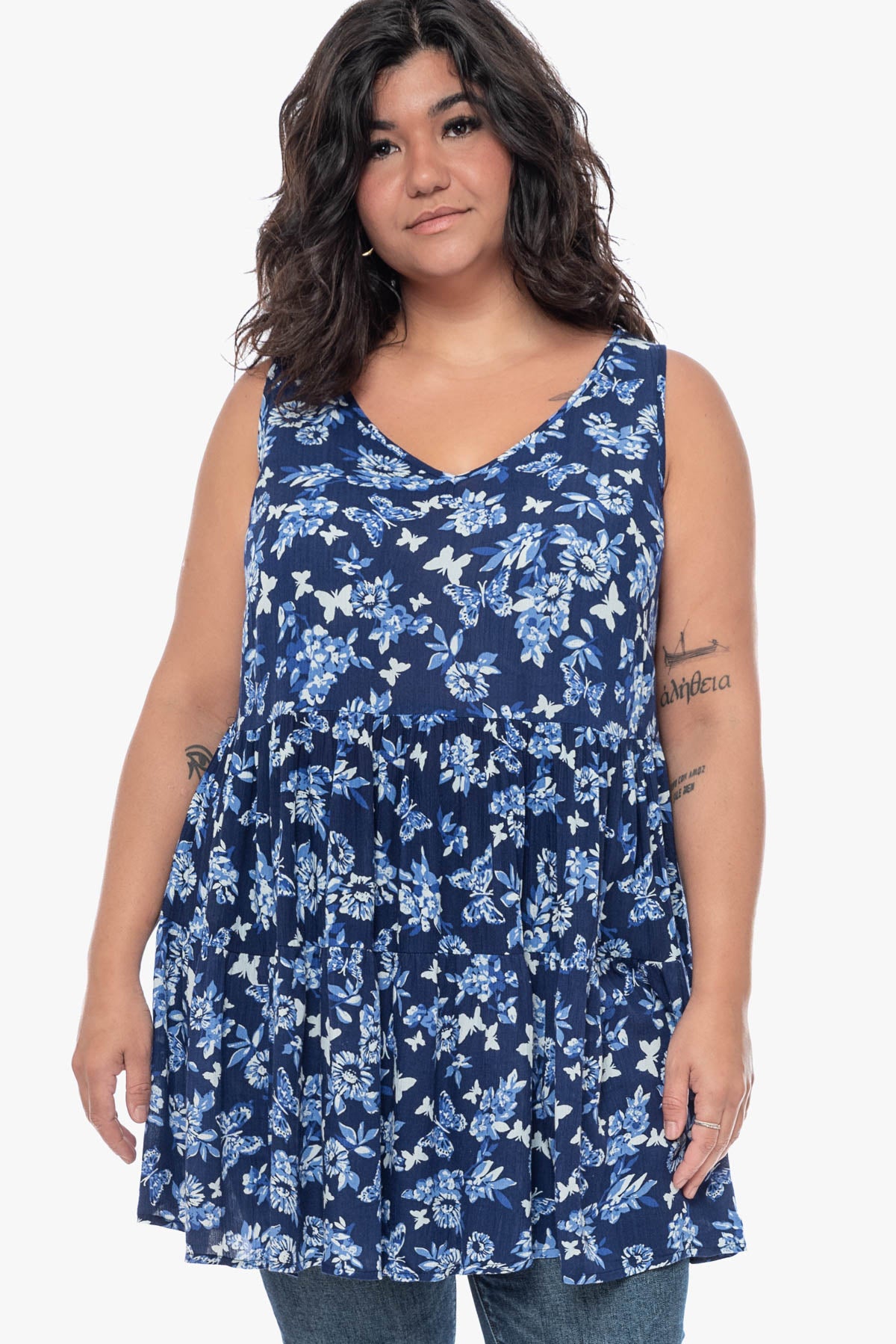 JANIS printed tank-top