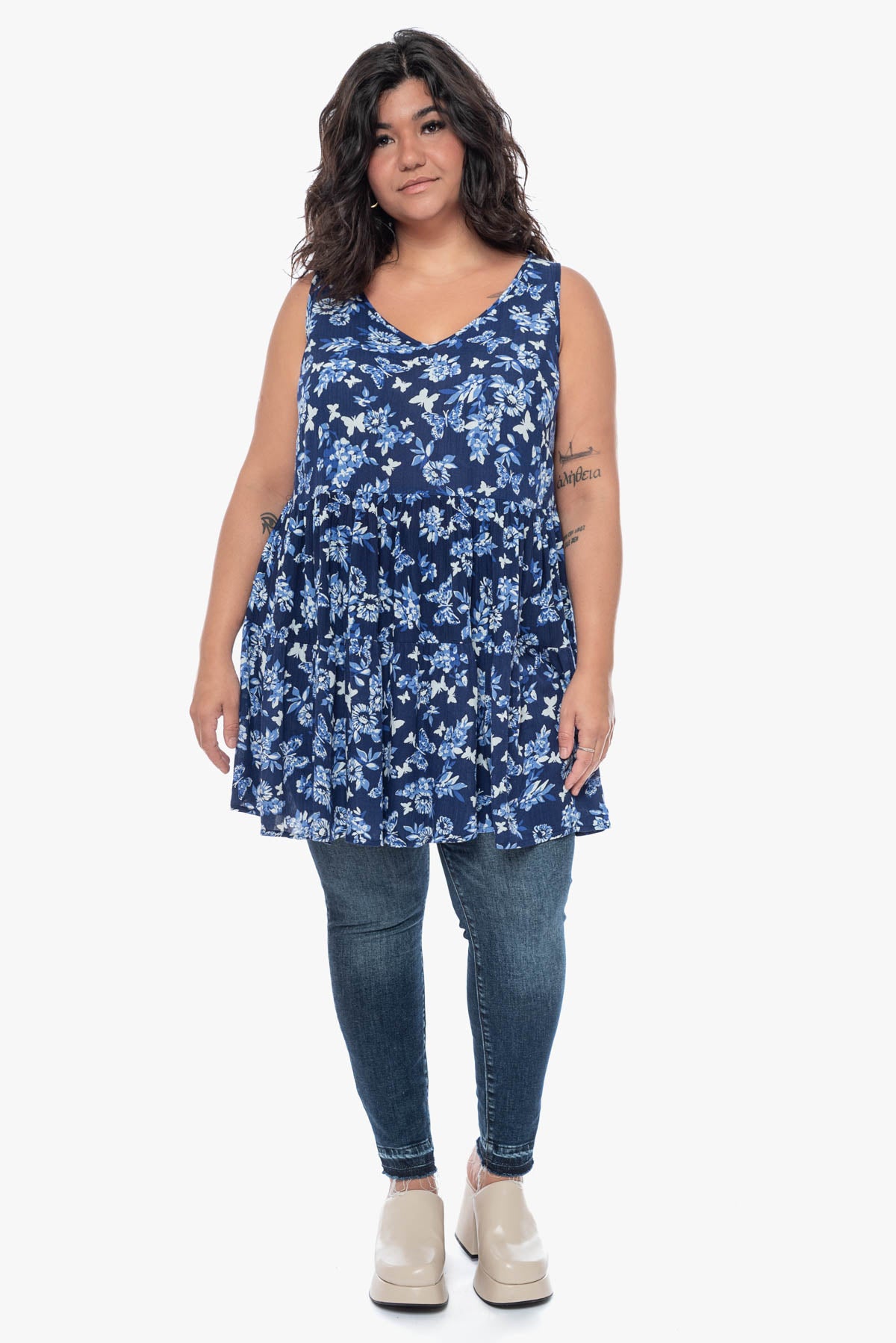 JANIS printed tank-top