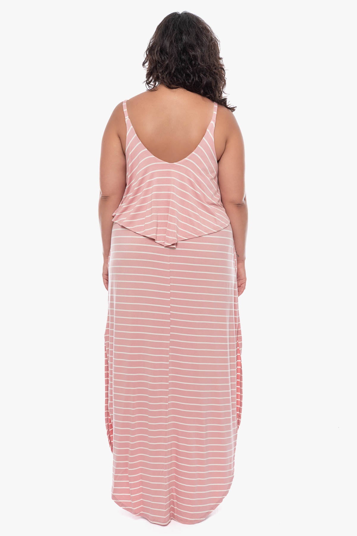 JOLENE striped maxi dress