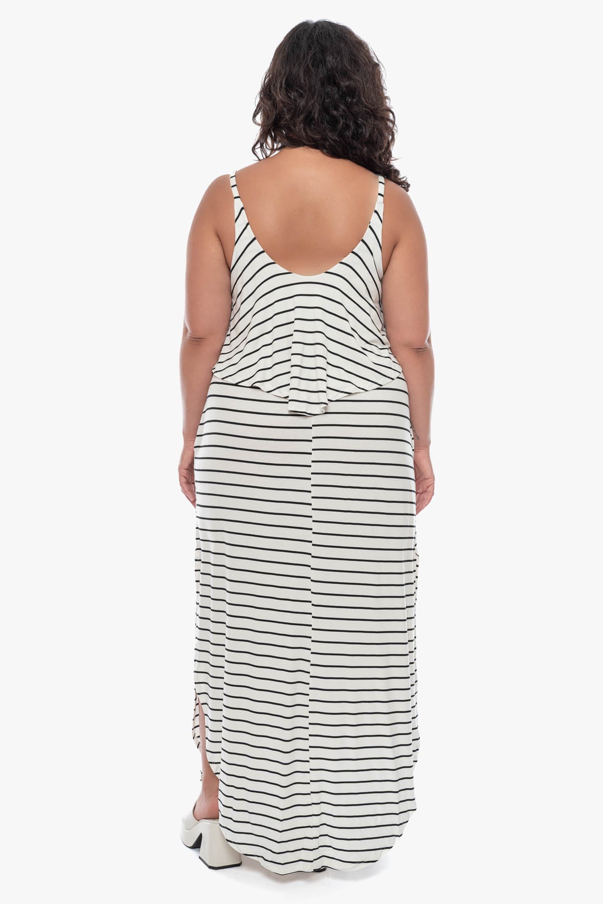 JOLENE striped maxi dress