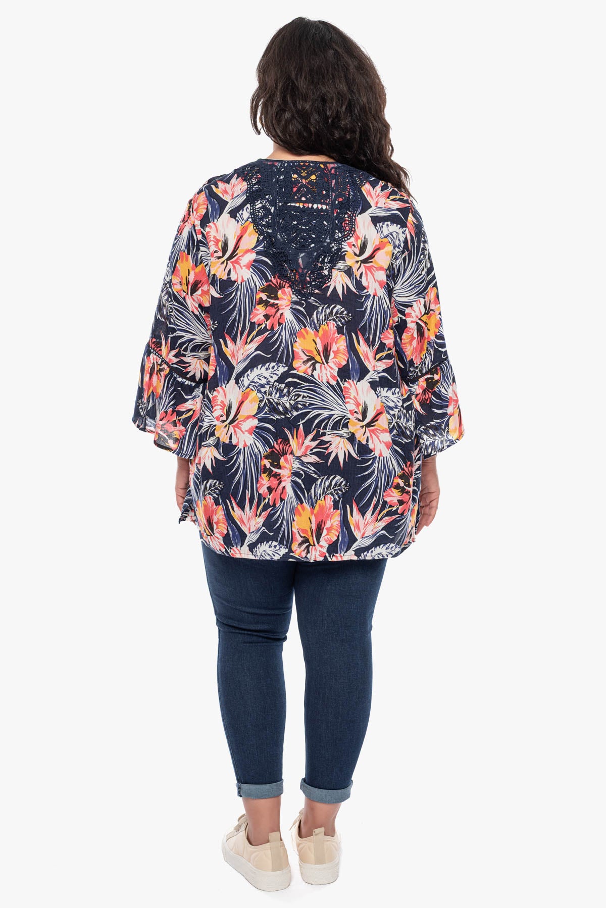 NATALIE lace back kimono