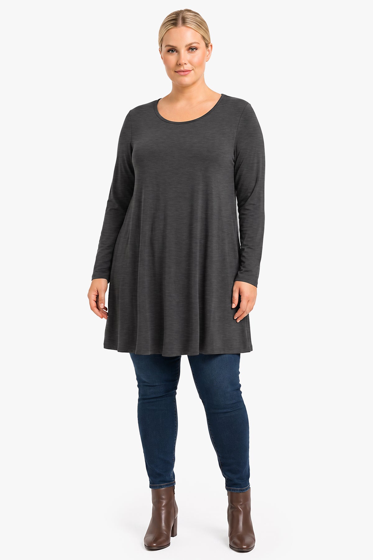 CORA rayon dress with pockets