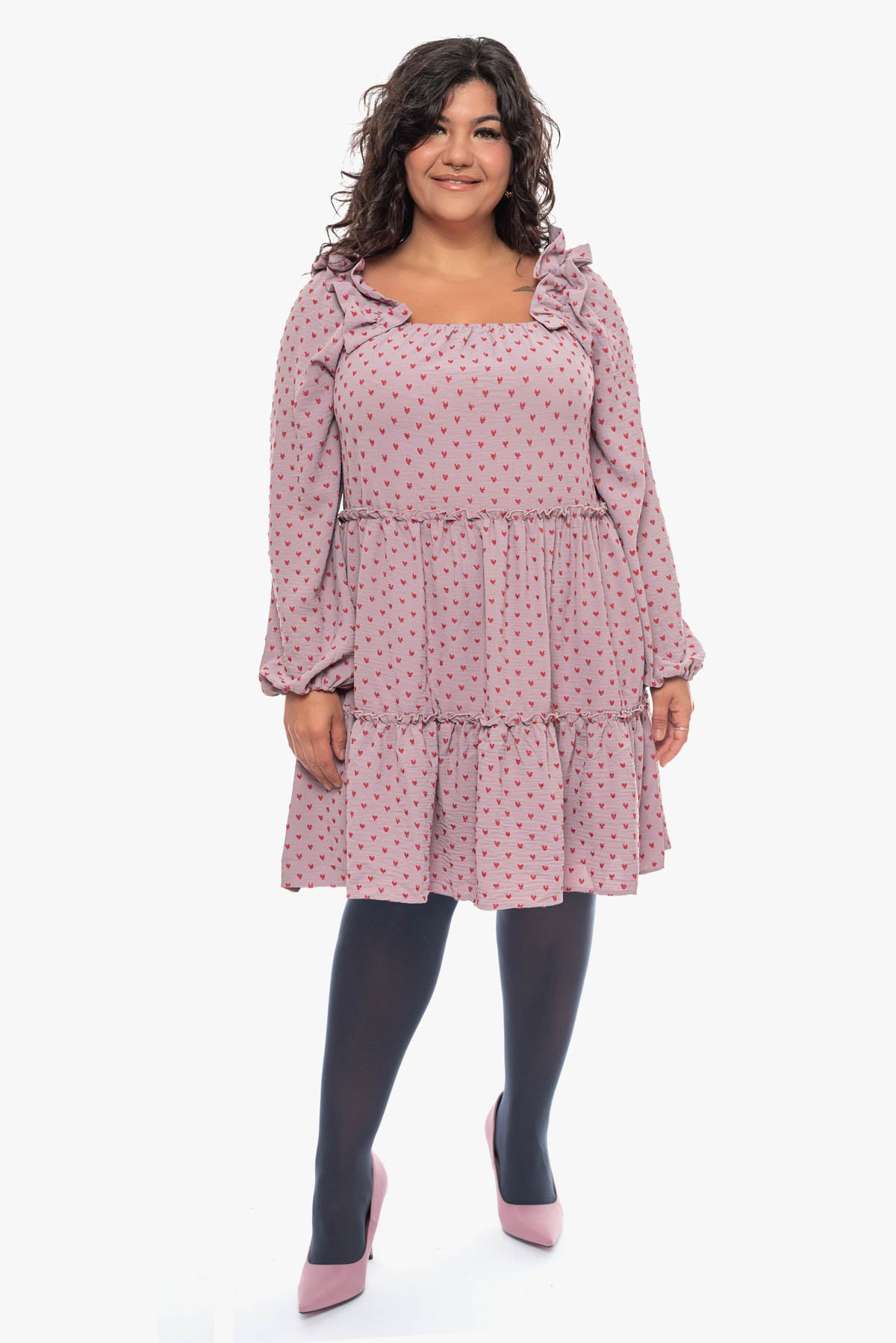 ALINA tiered dress