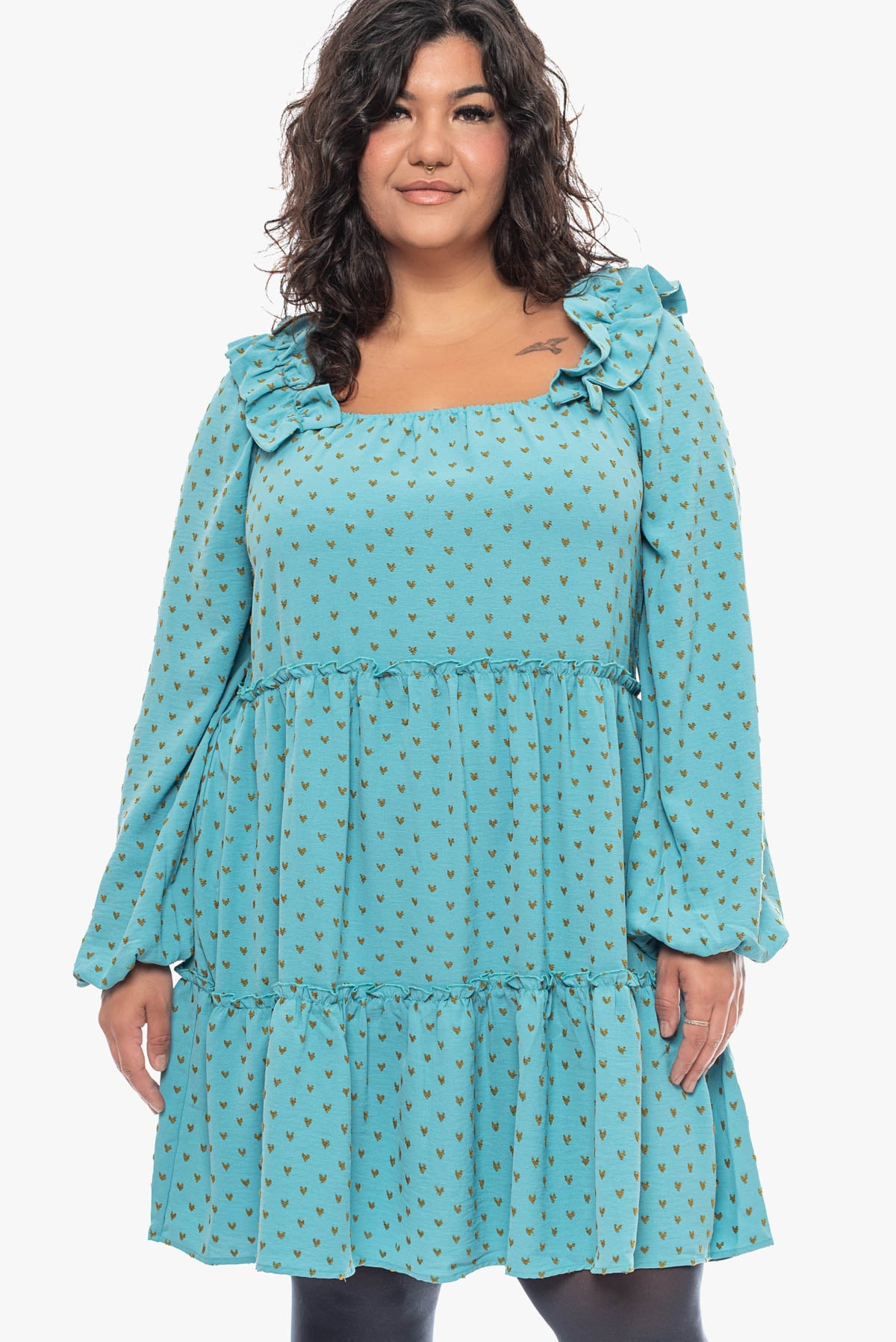 ALINA tiered dress