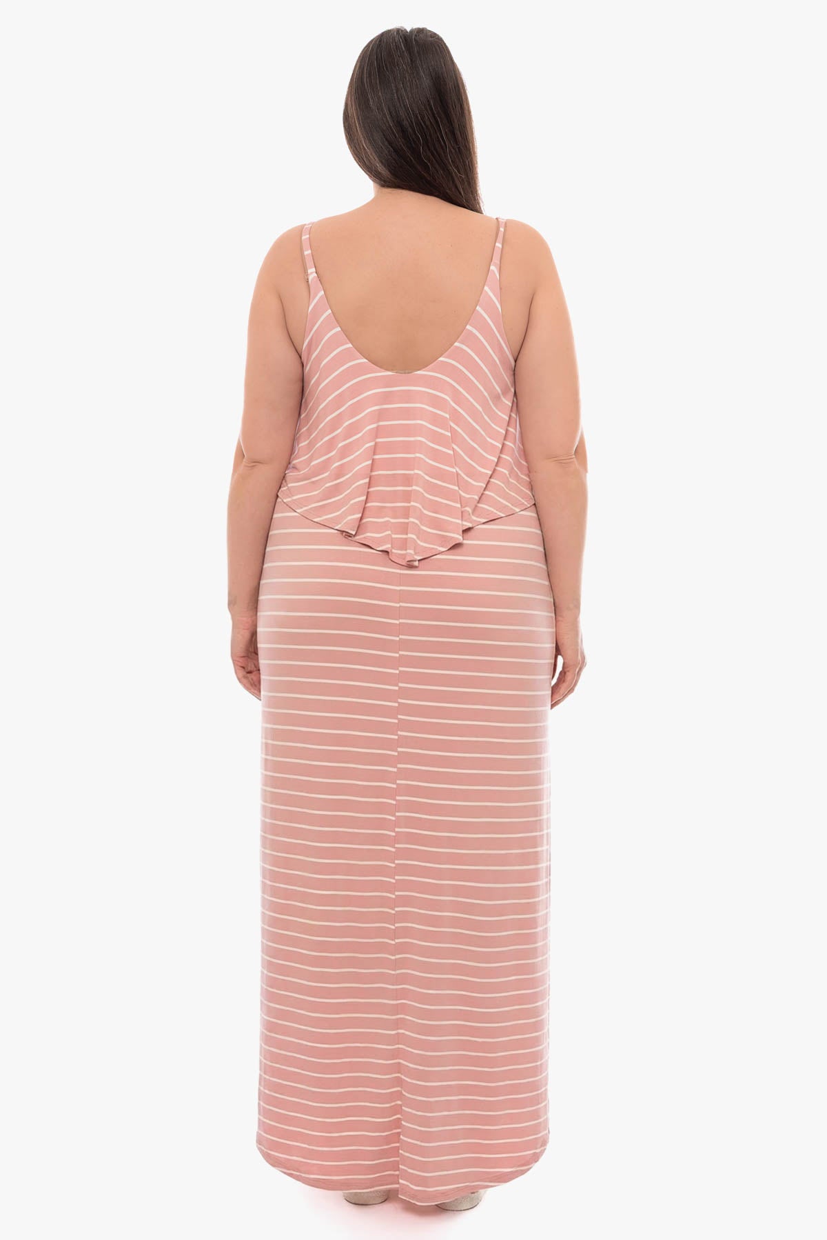 JOLENE striped maxi dress