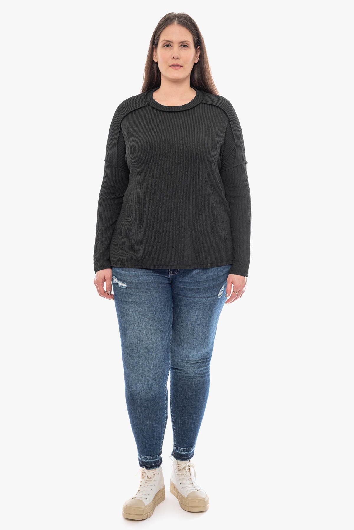 LEAH long-sleeve top