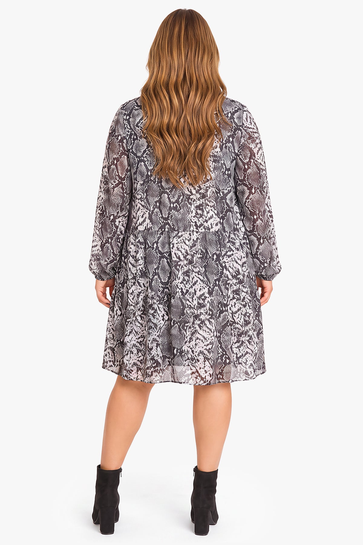 TERRI snake printed dress