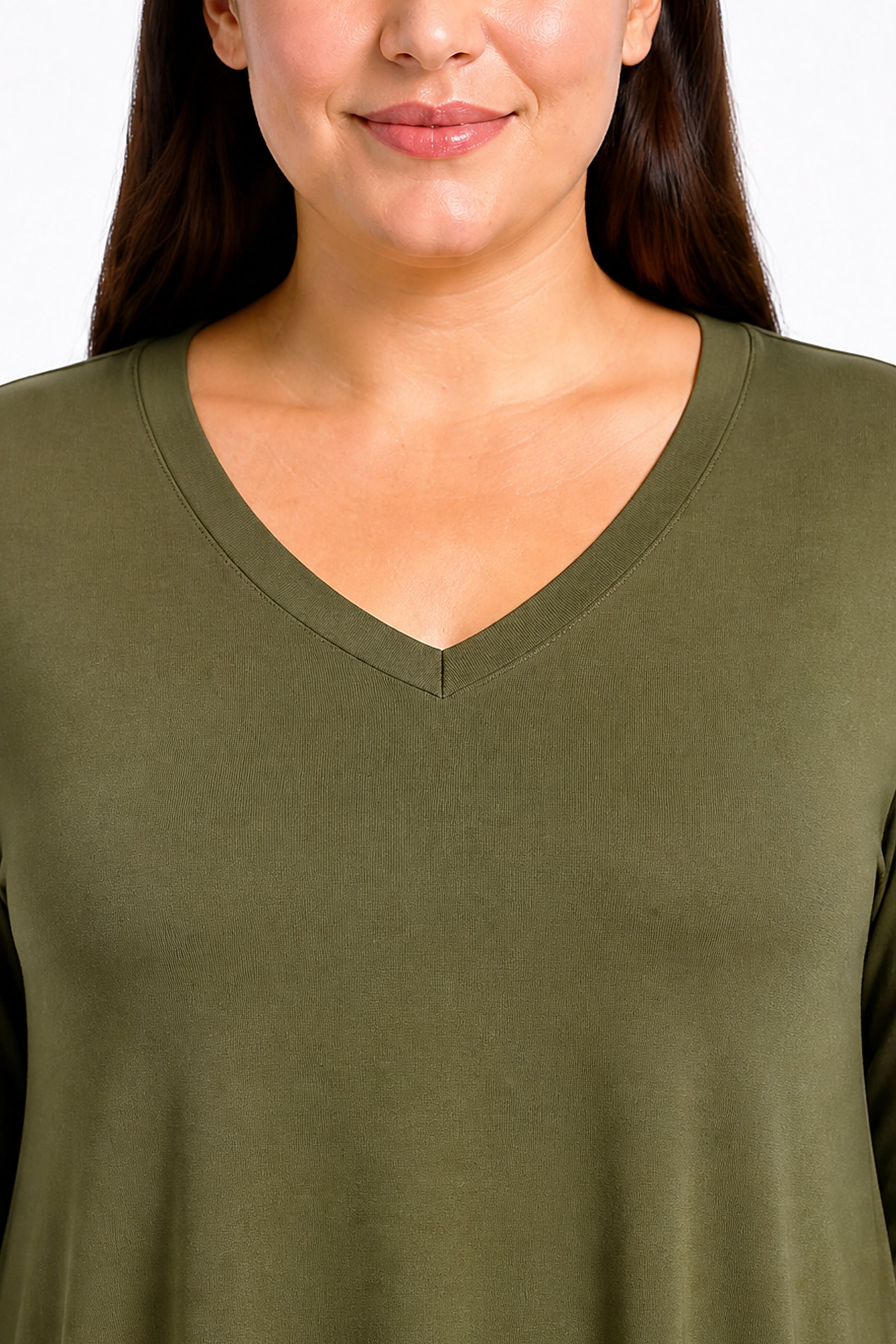 BEVERLY rayon tunic with pockets