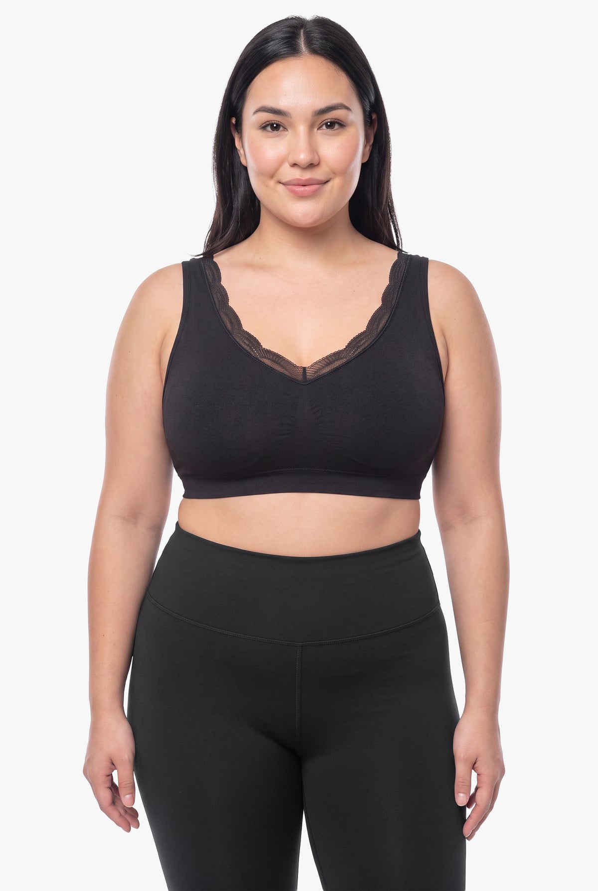 ELINOR lace-trim padded bra