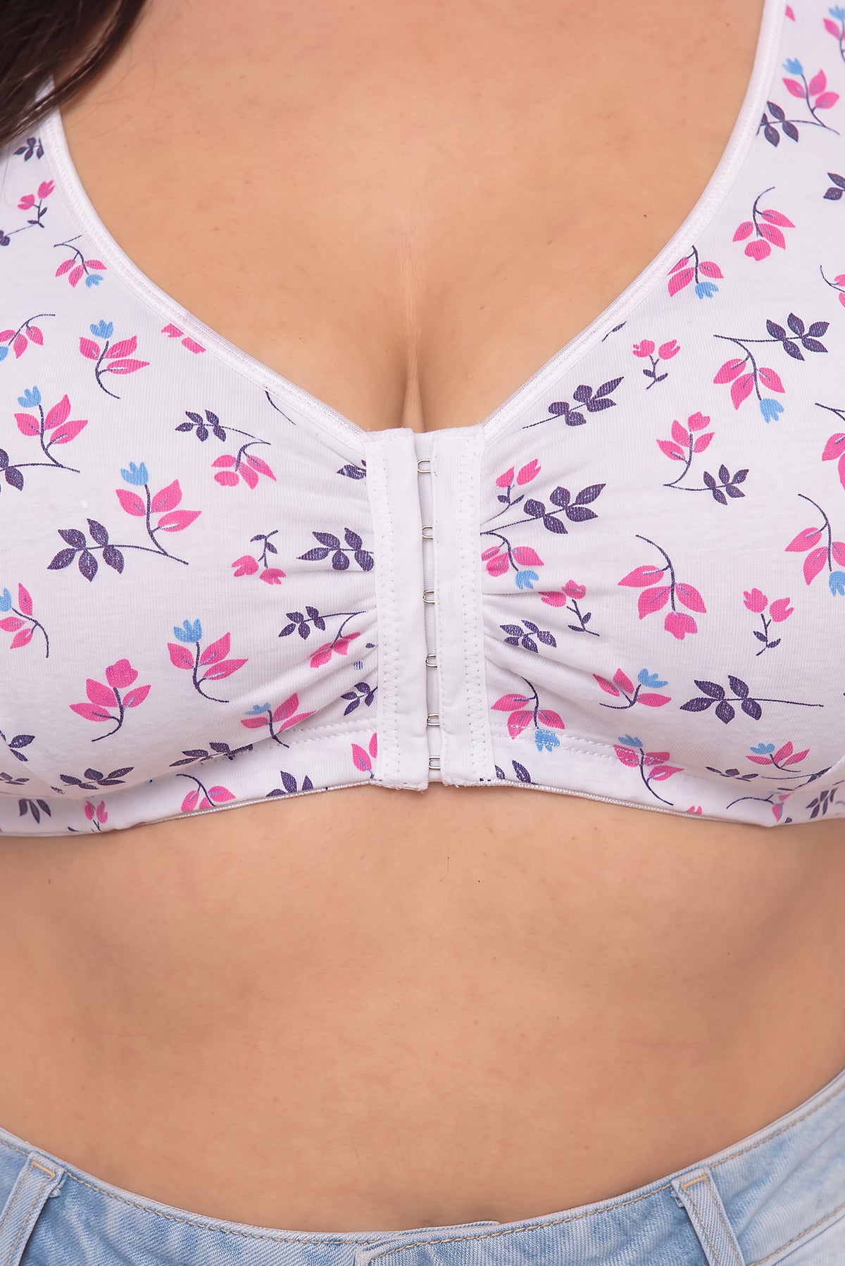 LYDIA front fastening bra (prints)