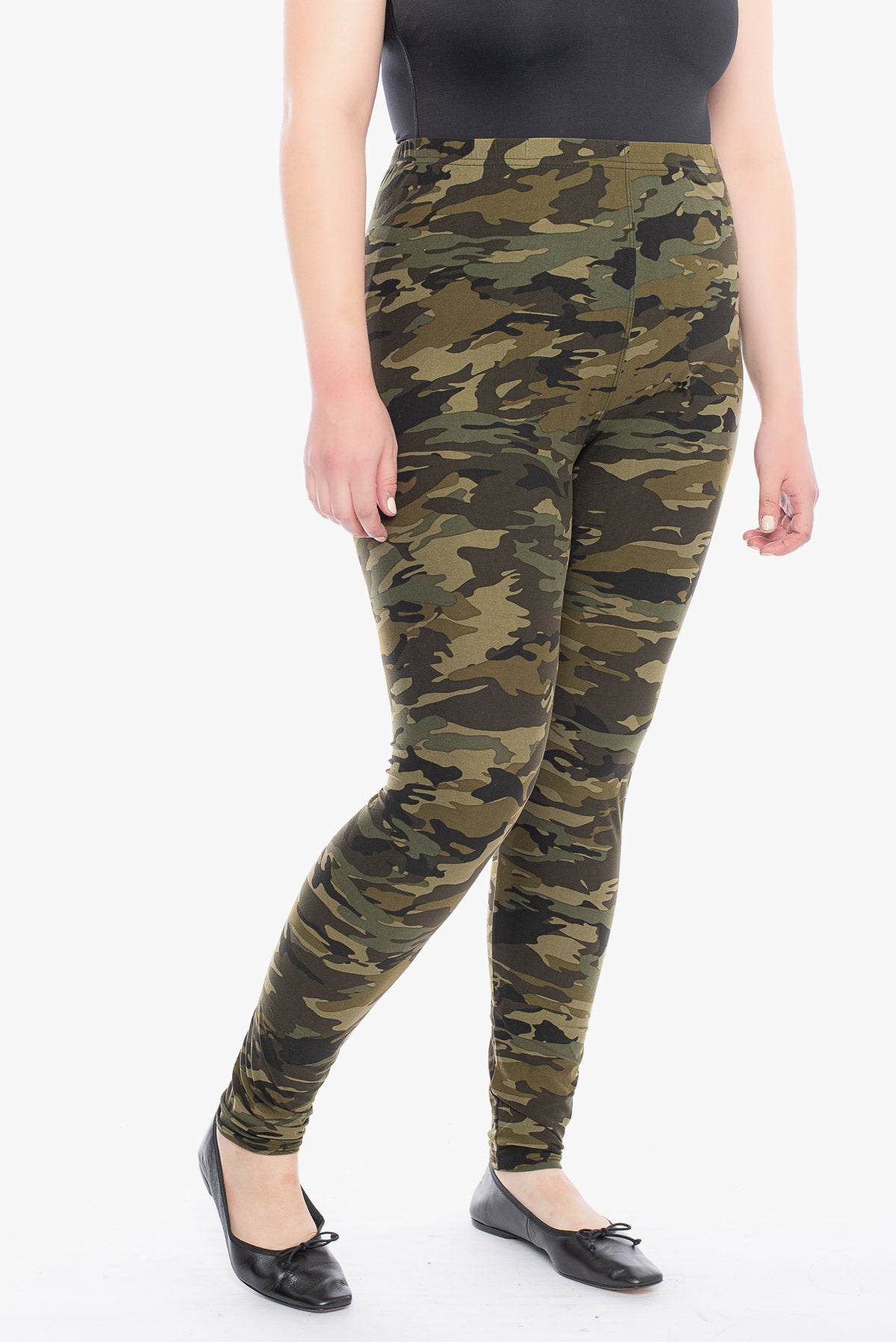 LILLY olive camo leggings