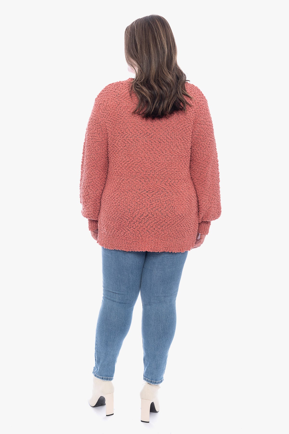 HARLOW popcorn knitted sweater